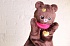 Мягкая игрушка-кукла на руку Мишка коричневый  - миниатюра №3